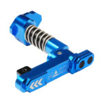 CNC Aluminum Advanced Magazine Release Style B for M4/M16 - Blue - obrazek 2