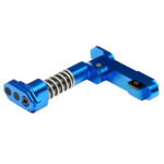 CNC Aluminum Advanced Magazine Release Style B for M4/M16 - Blue - obrazek 5