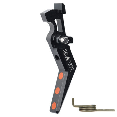 CNC Aluminum Advanced Trigger (Style A) (Black) for M16 AEG Series