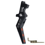 CNC Aluminum Advanced Trigger (Style A) (Black) for M16 AEG Series - obrazek 2