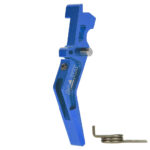 CNC Aluminum Advanced Trigger (Style A) (Blue) for M16 AEG Series - obrazek 3