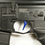 CNC Aluminum Advanced Trigger (Style A) (Blue) for M16 AEG Series - obrazek 5