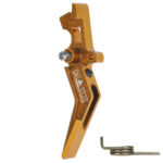CNC Aluminum Advanced Trigger (Style A) (Dark Earth) for M16 AEG Series - obrazek 4