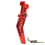 CNC Aluminum Advanced Trigger (Style A) (Red) for M16 AEG Series - obrazek 3