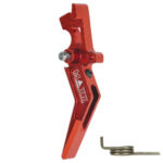 CNC Aluminum Advanced Trigger (Style A) (Red) for M16 AEG Series - obrazek 4