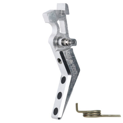 CNC Aluminum Advanced Trigger (Style A) (Silver) for M16 AEG Series