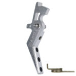 CNC Aluminum Advanced Trigger (Style A) (Silver) for M16 AEG Series - obrazek 2