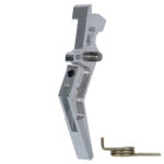 CNC Aluminum Advanced Trigger (Style A) (Silver) for M16 AEG Series - obrazek 3