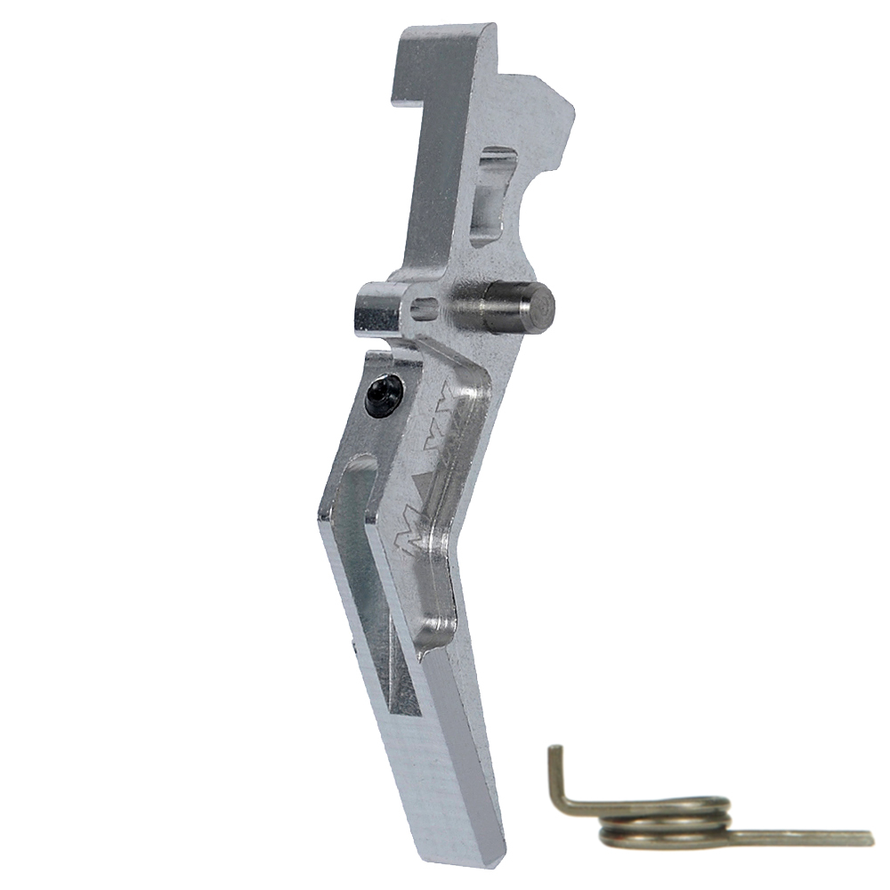 CNC Aluminum Advanced Trigger (Style A) (Silver) for M16 AEG Series OD-A-MX-TRG001SAS asgbox.pl CNC Aluminum Advanced Trigger (Style A) (Silver) for M16 AEG Series - obrazek 3