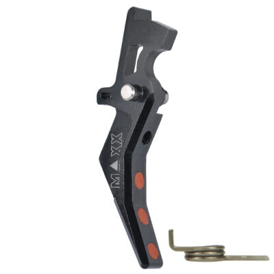 Alternative view of CNC Aluminum Advanced Trigger (Style B) (Black) for M16 AEG Series