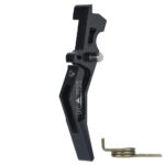 CNC Aluminum Advanced Trigger (Style B) (Black) for M16 AEG Series - obrazek 3
