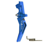 CNC Aluminum Advanced Trigger (Style B) (Blue) for M16 AEG Series - obrazek 4