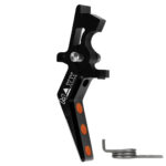 CNC Aluminum Advanced Speed Trigger (Style A) (Black) for M16 AEG Series - obrazek 2