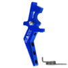 CNC Aluminum Advanced Speed Trigger (Style A) (Blue) for M16 AEG Series OD-A-MX-TRG002SAU asgbox.pl
