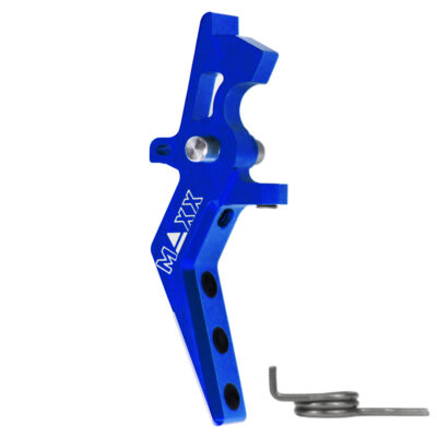 Alternative view of CNC Aluminum Advanced Speed Trigger (Style A) (Blue) for M16 AEG Series