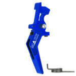 CNC Aluminum Advanced Speed Trigger (Style A) (Blue) for M16 AEG Series - obrazek 3