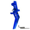 CNC Aluminum Advanced Speed Trigger (Style A) (Blue) for M16 AEG Series OD-A-MX-TRG002SAU asgbox.pl