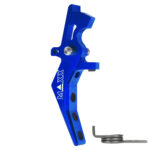 CNC Aluminum Advanced Speed Trigger (Style B) (Blue) for M16 AEG Series - obrazek 2