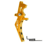 CNC Aluminum Advanced Speed Trigger (Style B) (Dark Earth) for M16 AEG Series - obrazek 2