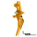 CNC Aluminum Advanced Speed Trigger (Style B) (Dark Earth) for M16 AEG Series - obrazek 4