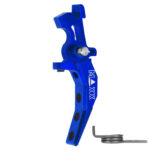 CNC Aluminum Advanced Speed Trigger (Style C) (Blue) for M16 AEG Series