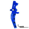 CNC Aluminum Advanced Speed Trigger (Style C) (Blue) for M16 AEG Series OD-A-MX-TRG002SCU asgbox.pl