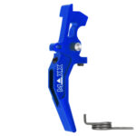 CNC Aluminum Advanced Speed Trigger (Style C) (Blue) for M16 AEG Series - obrazek 3