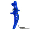 CNC Aluminum Advanced Speed Trigger (Style C) (Blue) for M16 AEG Series OD-A-MX-TRG002SCU asgbox.pl