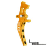 CNC Aluminum Advanced Speed Trigger (Style C) (Dark Earth) for M16 AEG Series - obrazek 2