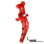 CNC Aluminum Advanced Speed Trigger (Style C) (Red) for M16 AEG Series