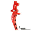 CNC Aluminum Advanced Speed Trigger (Style C) (Red) for M16 AEG Series OD-A-MX-TRG002SCR asgbox.pl