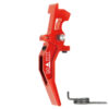 CNC Aluminum Advanced Speed Trigger (Style C) (Red) for M16 AEG Series OD-A-MX-TRG002SCR asgbox.pl