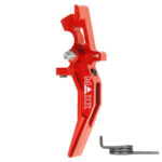 CNC Aluminum Advanced Speed Trigger (Style C) (Red) for M16 AEG Series - obrazek 4