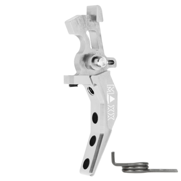 CNC Aluminum Advanced Speed Trigger (Style C) (Silver) for M16 AEG Series