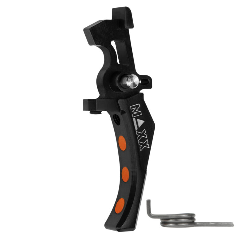 CNC Aluminum Advanced Speed Trigger (Style D) (Black) for M16 AEG Series