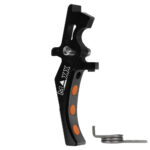 CNC Aluminum Advanced Speed Trigger (Style D) (Black) for M16 AEG Series - obrazek 2