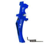 CNC Aluminum Advanced Speed Trigger (Style D) (Blue) for M16 AEG Series - obrazek 3