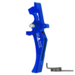 CNC Aluminum Advanced Speed Trigger (Style D) (Blue) for M16 AEG Series - obrazek 4