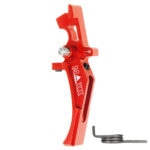CNC Aluminum Advanced Speed Trigger (Style D) (Red) for M16 AEG Series - obrazek 4