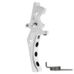 CNC Aluminum Advanced Speed Trigger (Style D) (Silver) for M16 AEG Series - obrazek 2
