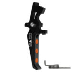 CNC Aluminum Advanced Speed Trigger (Style E) (Black) for M16 AEG Series - obrazek 2