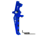 CNC Aluminum Advanced Speed Trigger (Style E) (Blue) for M16 AEG Series - obrazek 2