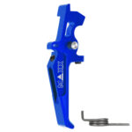 CNC Aluminum Advanced Speed Trigger (Style E) (Blue) for M16 AEG Series - obrazek 3