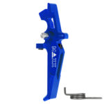 CNC Aluminum Advanced Speed Trigger (Style E) (Blue) for M16 AEG Series - obrazek 4