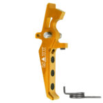 CNC Aluminum Advanced Speed Trigger (Style E) (Dark Earth) for M16 AEG Series - obrazek 2