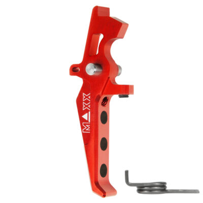 Alternative view of CNC Aluminum Advanced Speed Trigger (Style E) (Red) for M16 AEG Series