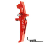 CNC Aluminum Advanced Speed Trigger (Style E) (Red) for M16 AEG Series - obrazek 4