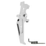 CNC Aluminum Advanced Speed Trigger (Style E) (Silver) for M16 AEG Series - obrazek 3