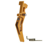 CNC Aluminum Advanced Trigger (Style B) (Dark Earth) for M16 AEG Series - obrazek 3