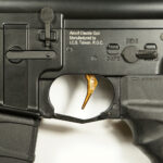 CNC Aluminum Advanced Trigger (Style B) (Dark Earth) for M16 AEG Series - obrazek 5